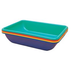 Set of 4 Activity Trays - Assorted Colours