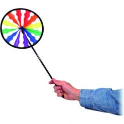 Handheld Rainbow Pinwheel