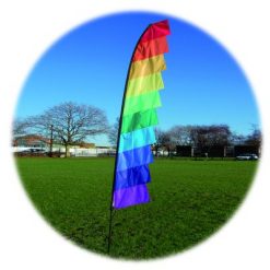 Spectrum Feather Banner 4m