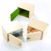Wooden Texture Lock Boxes